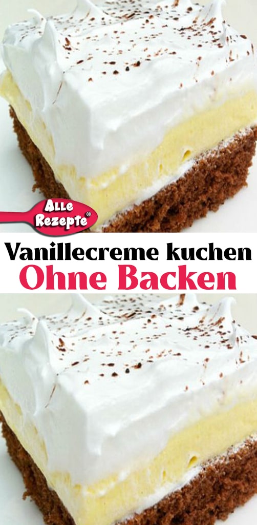 Vanillecreme kuchen ohne backen - Alle Rezepte