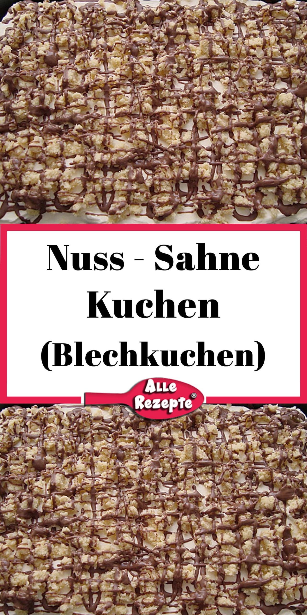 Nuss - Sahne - Kuchen (Blechkuchen) - Alle Rezepte