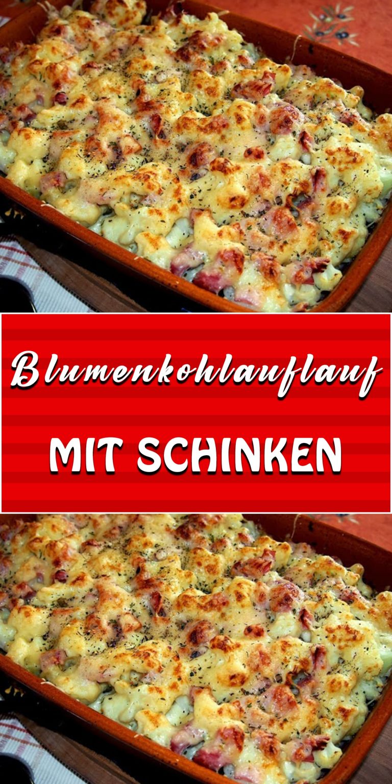 BLUMENKOHLAUFLAUF MIT SCHINKEN - Alle Rezepte